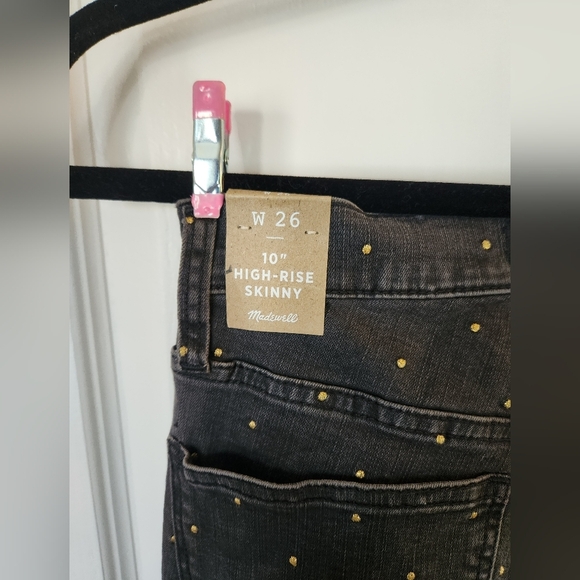 NWT Madewell 10" High Rise Skinny Jeans Size 26 - Picture 3 of 5
